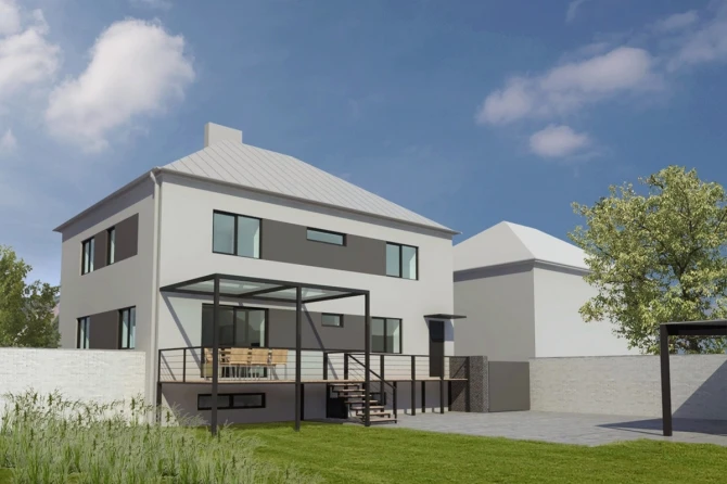 Rekonstrukce rodinného domu v Hluku