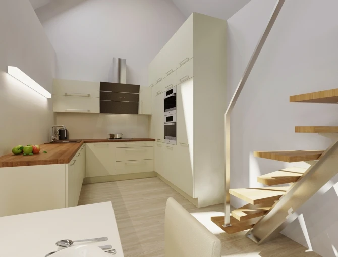 Interiér bytu ve Slavkově u Brna