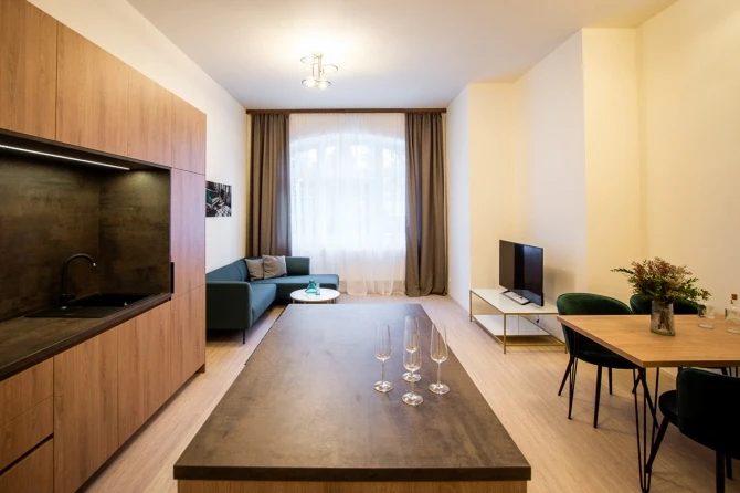 Interiér nájemního bytu v Brně