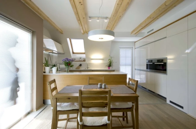 Přestavba a interiér bytu, Kunovice