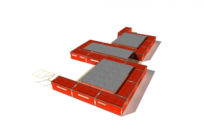 Modulární mateřská školka 'Hadí ocásek'